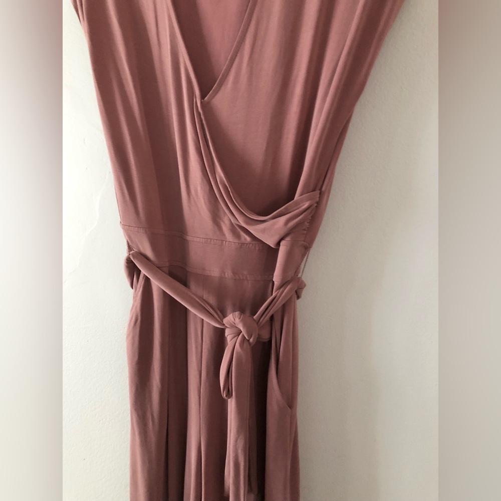 Banana Republic Rose Wrap Wide Leg Jumpsuit - Picture 2 of 5